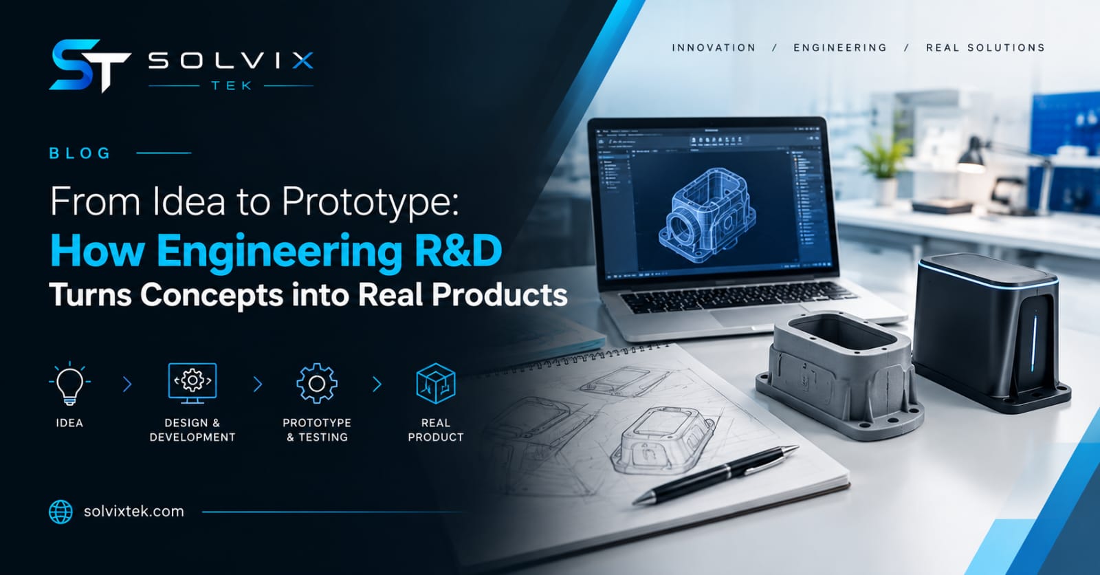 From Idea to Prototype: How Engineering R&D Turns Concepts into Real Products